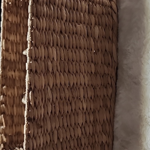 Woven Basket Organizer with Handles - Picture 2 of 6